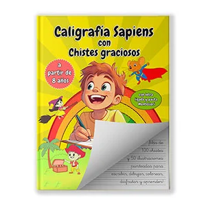 Libro "Caligrafía Sapiens con chistes graciosos"