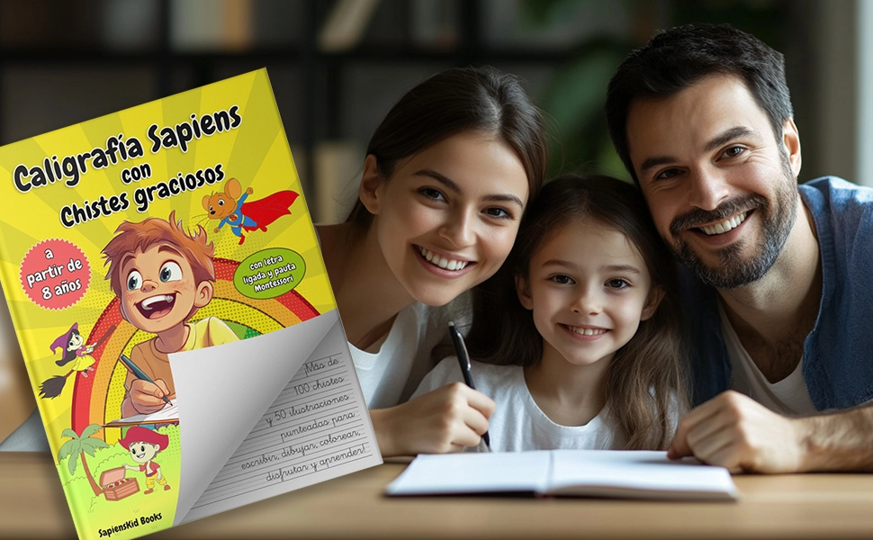 Libro de caligrafía para niños a partir de 8 - 9 años