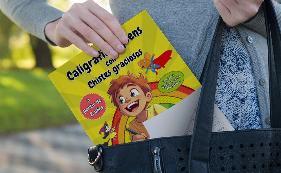Libreta de caligrafía para niños y niñas