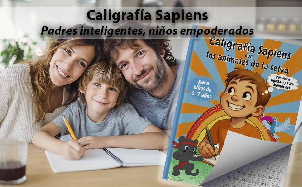 LIbro de caligrafía para niños de 6 y 7 años