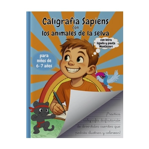 Caligrafía Sapiens con los animales de la selva